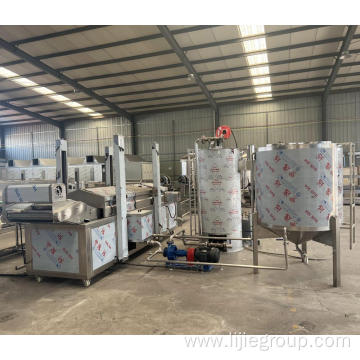 Industrial 304 gas heating frying machines